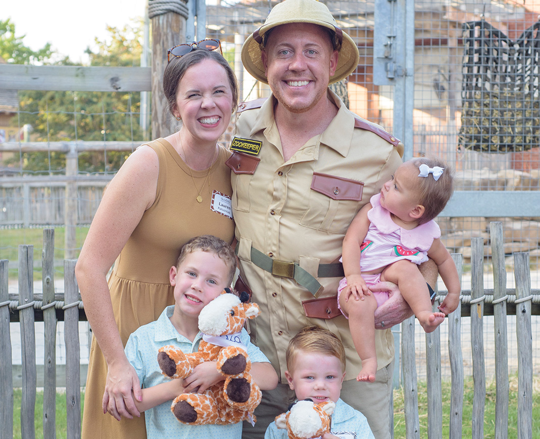 Photo by Michael Hampton / Lauren & Colby Kaluzniak and their children Graham, Micah and Lucy