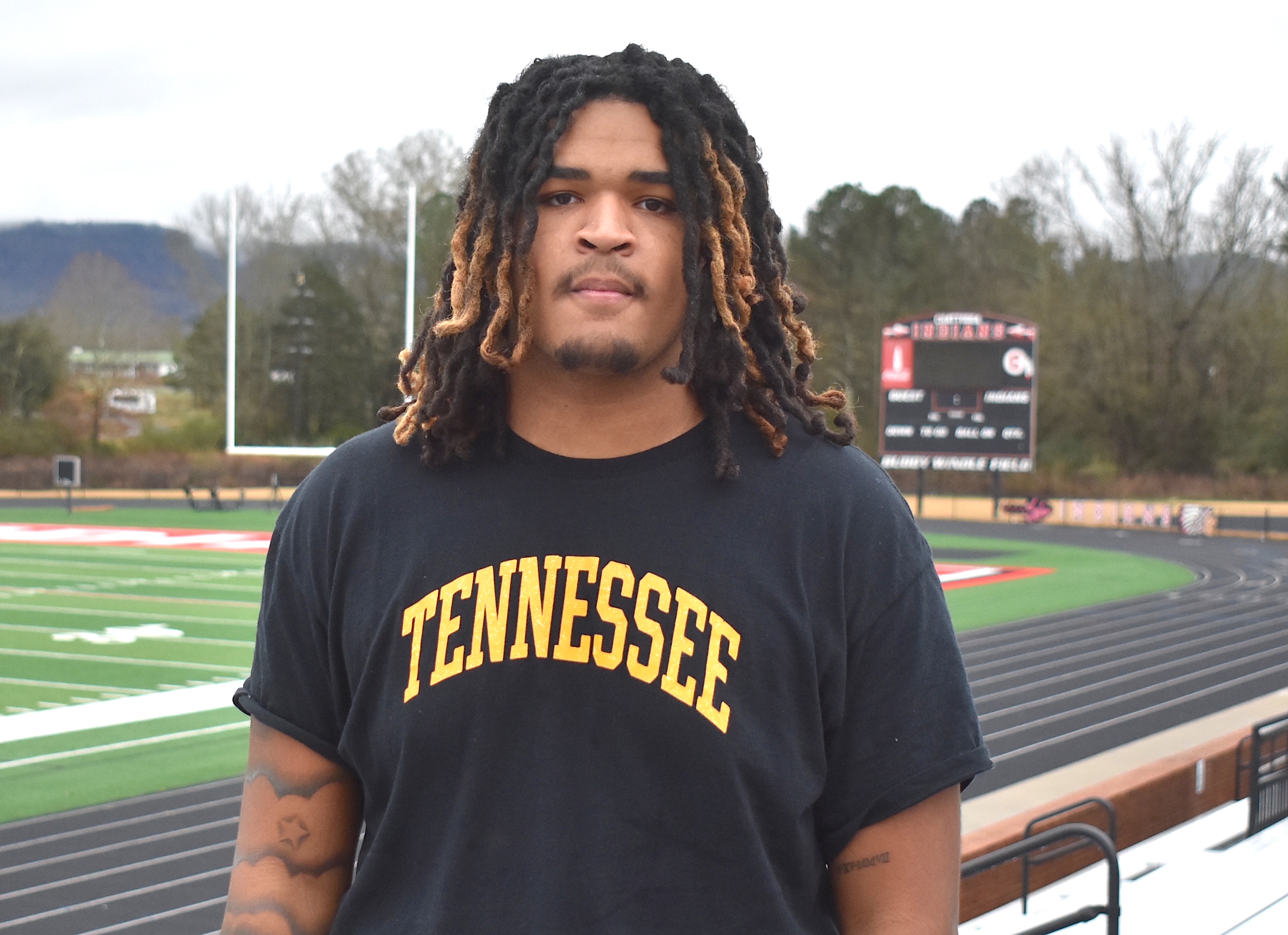 Staff photo by Patrick MacCoon / Chattooga High School junior four-star defensive lineman Kadin Fife recently committed to the Tennessee Volunteers over a year ahead of Early Signing Day for the Class of 2027.