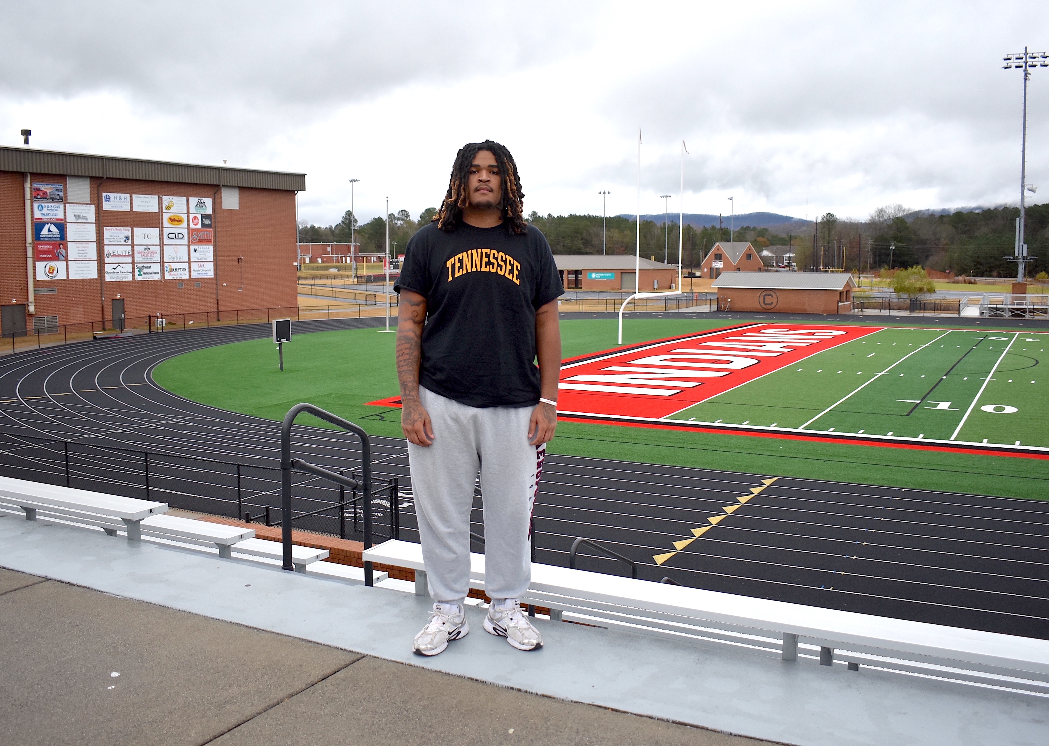 Staff photo by Patrick MacCoon / Chattooga High School junior four-star defensive lineman Kadin Fife recently committed to the Tennessee Volunteers over a year ahead of Early Signing Day for the Class of 2027.