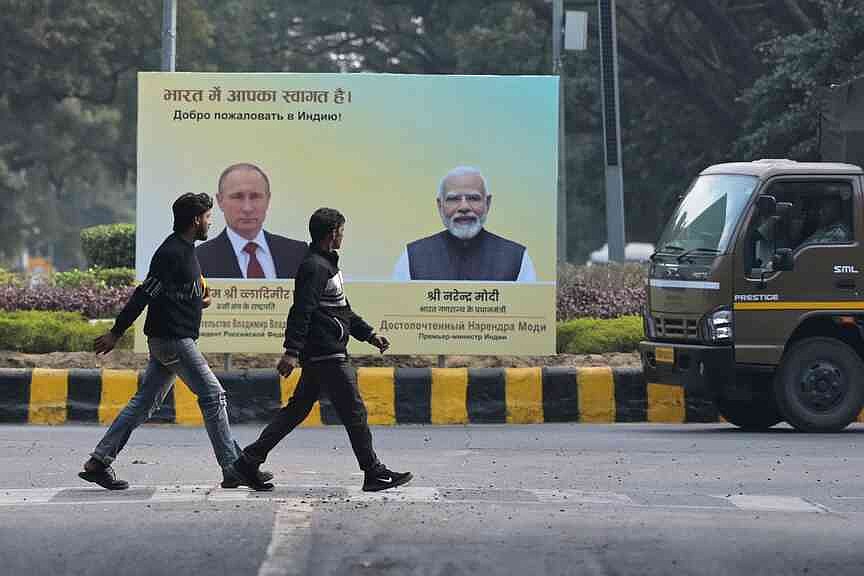 Putin arrives in New Delhi for visit aimed at bolstering Russia-India ties