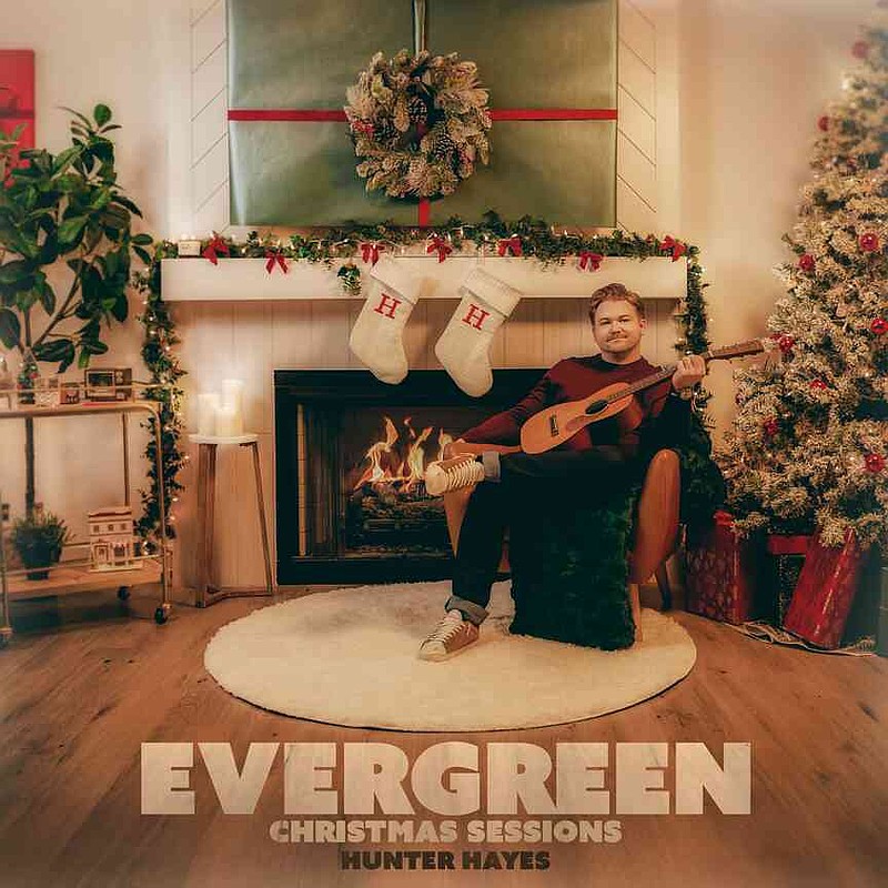 This cover image released by LP Entertainment shows "Evergreen Christmas Sessions" by Hunter Hayes. (LP Entertainment via AP)