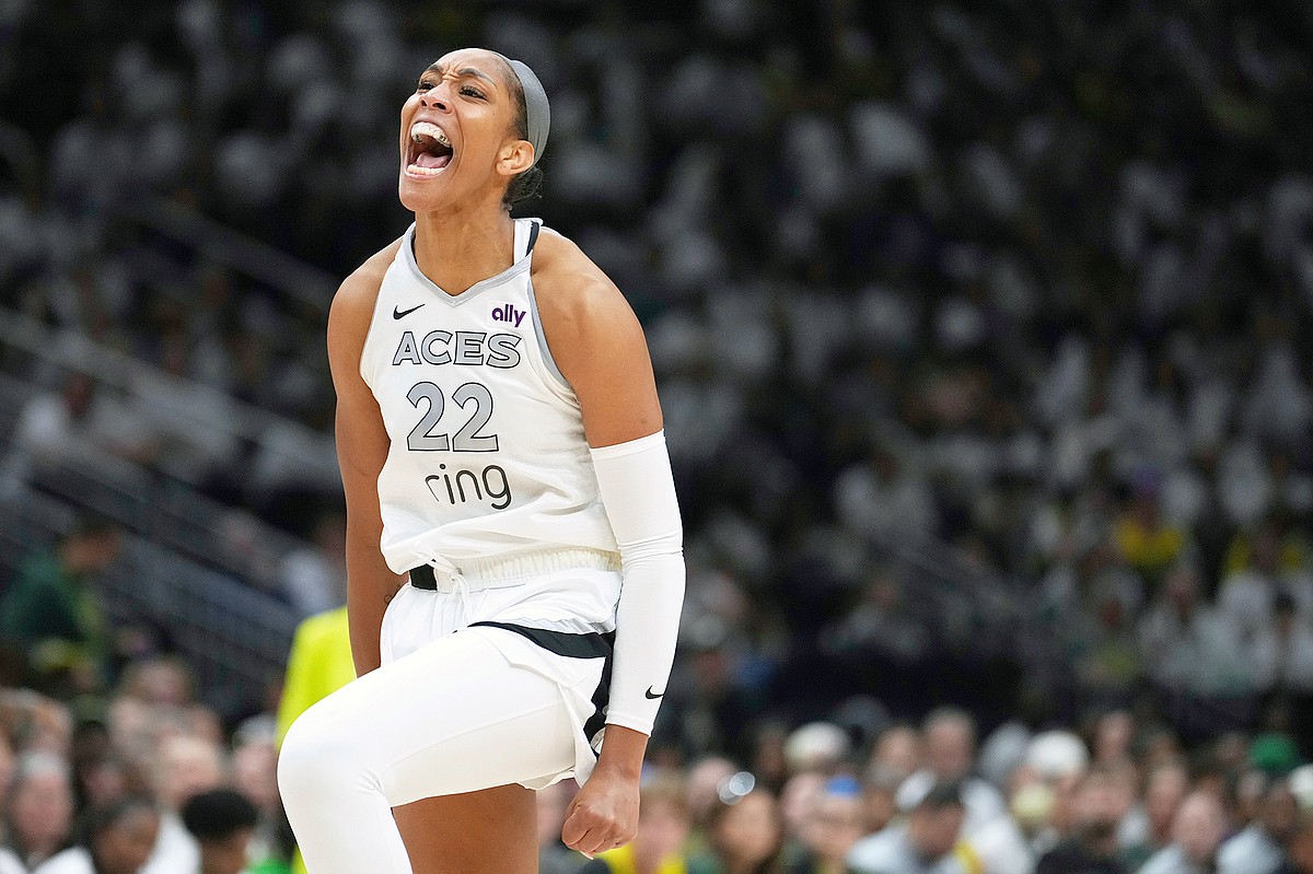 WNBA MVP A’ja Wilson voted AP’s top female athlete for first time