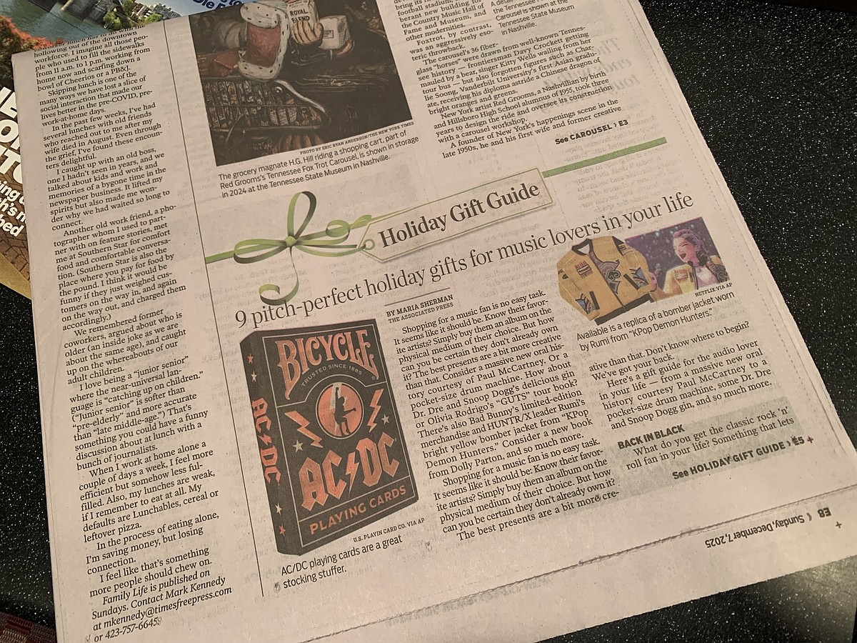 Readers respond: Newspaper’s holiday gift guide is amusing