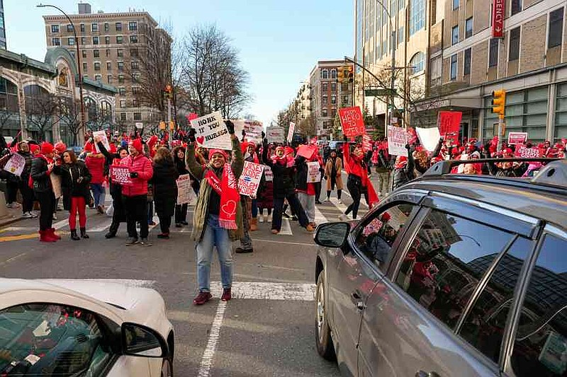 Thousands of nurses go on strike at several major New York City ...