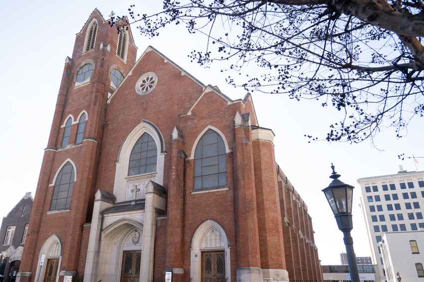 Staff Photo by Seth Carpenter/ The Basilica of Saints Peter and Paul is seen at East Eighth Street on Monday, Jan. 12, 2026.