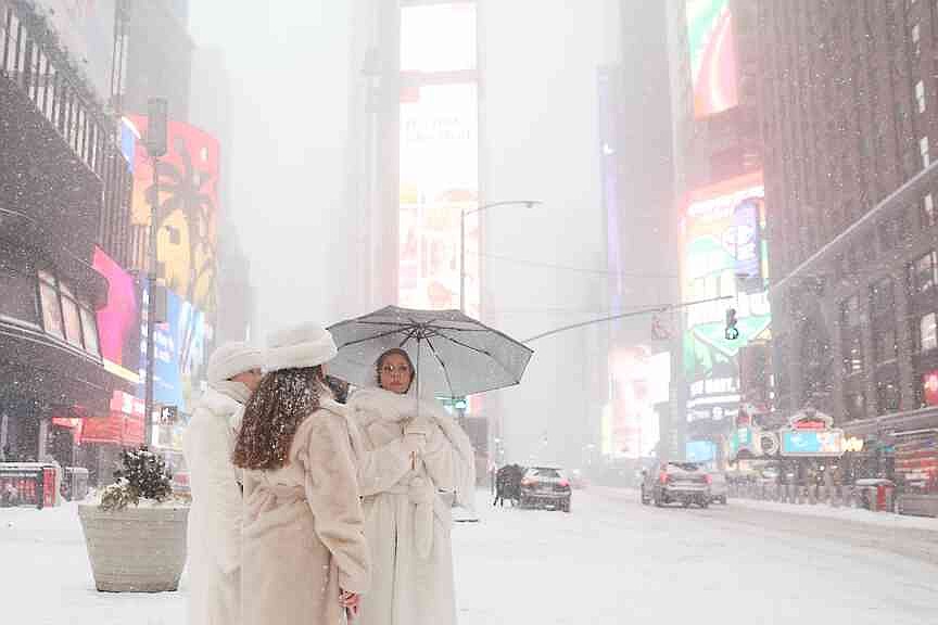 Massive winter storm dumps sleet, freezing rain and snow around much of ...