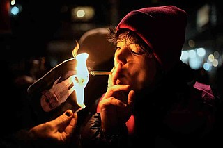 cigarette at night Smoke Break. Slice of life | by Ostav Nadezhdu Man Lighting Up A Cigarette