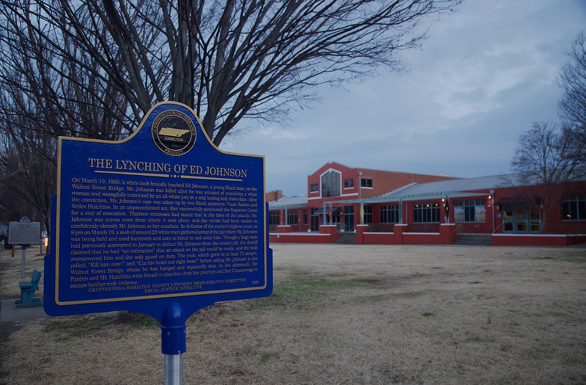 Historical marker honoring Ed Johnson unveiled in downtown Chattanooga