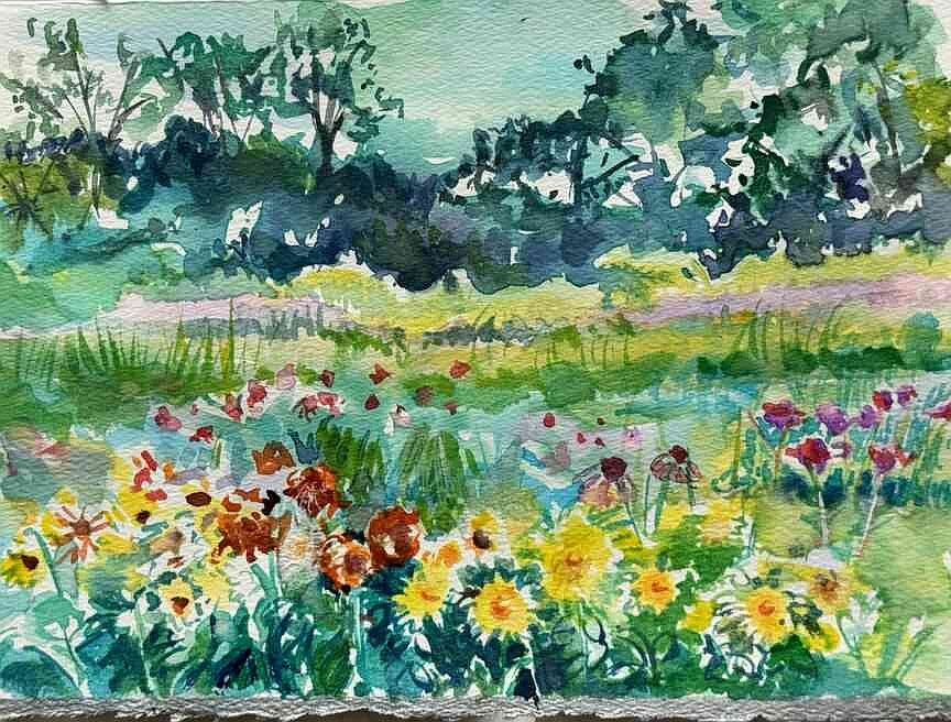 Artist Marai Botti Villegas hosts “Four Seasons at Richland Creek Farm” art workshop