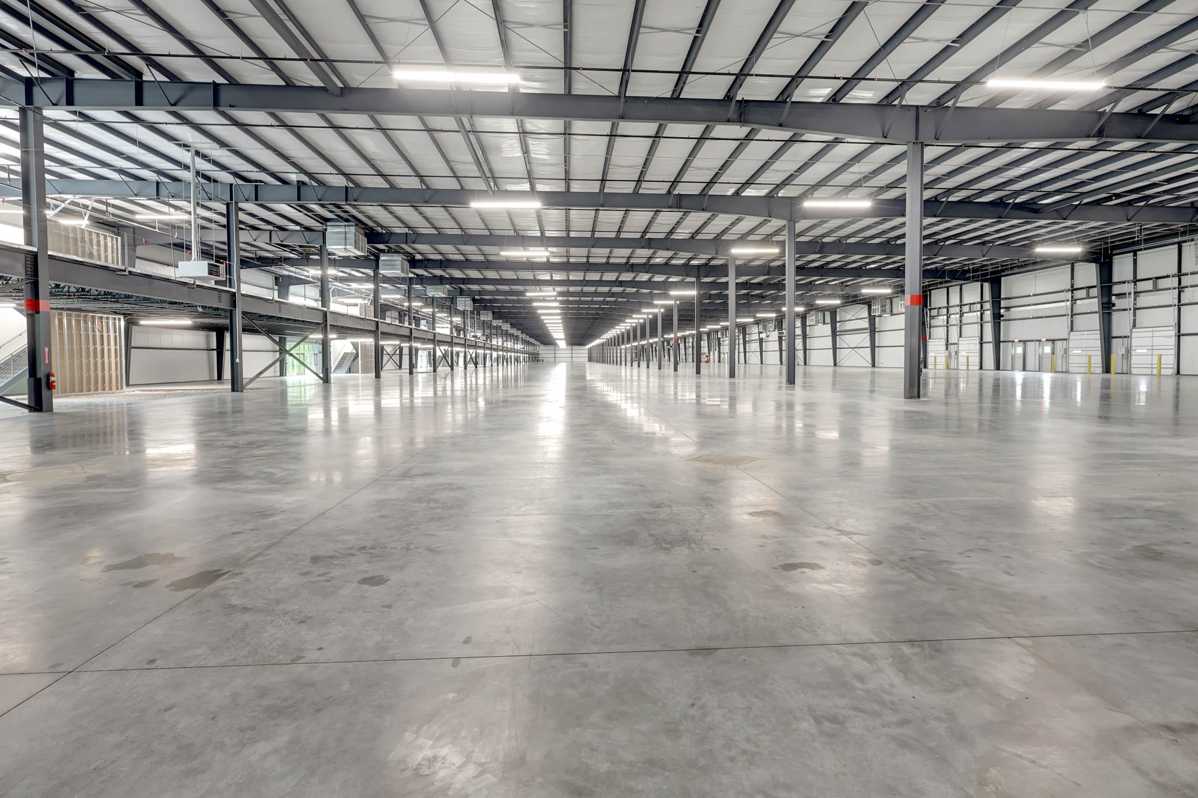 Contributed Photo / Last fall, Urban Story Ventures completed a 225,000 square foot industrial warehouse in the Centre South Riverport Industrial Park off Amnicola Highway. The developer is now marketing the property for a tenant.