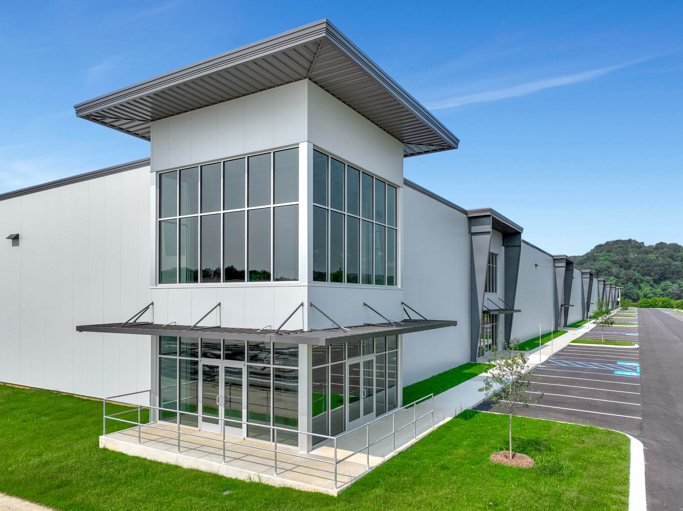 Contributed Photo / Last fall, Urban Story Ventures completed a 225,000 square foot industrial warehouse in the Centre South Riverport Industrial Park off Amnicola Highway. The developer is now marketing the property for a tenant.
