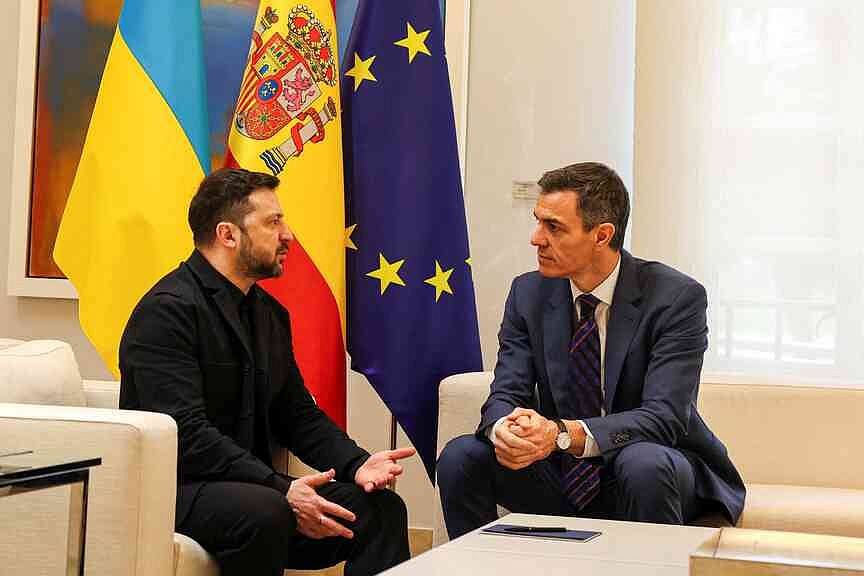 Sanchez de España le dice a Zelenskyy que la guerra de Irán no detendrá el apoyo