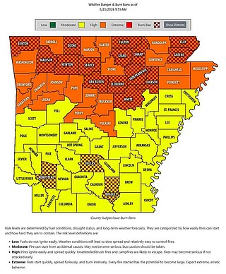 Ouachita County now under a burn ban | Camden News