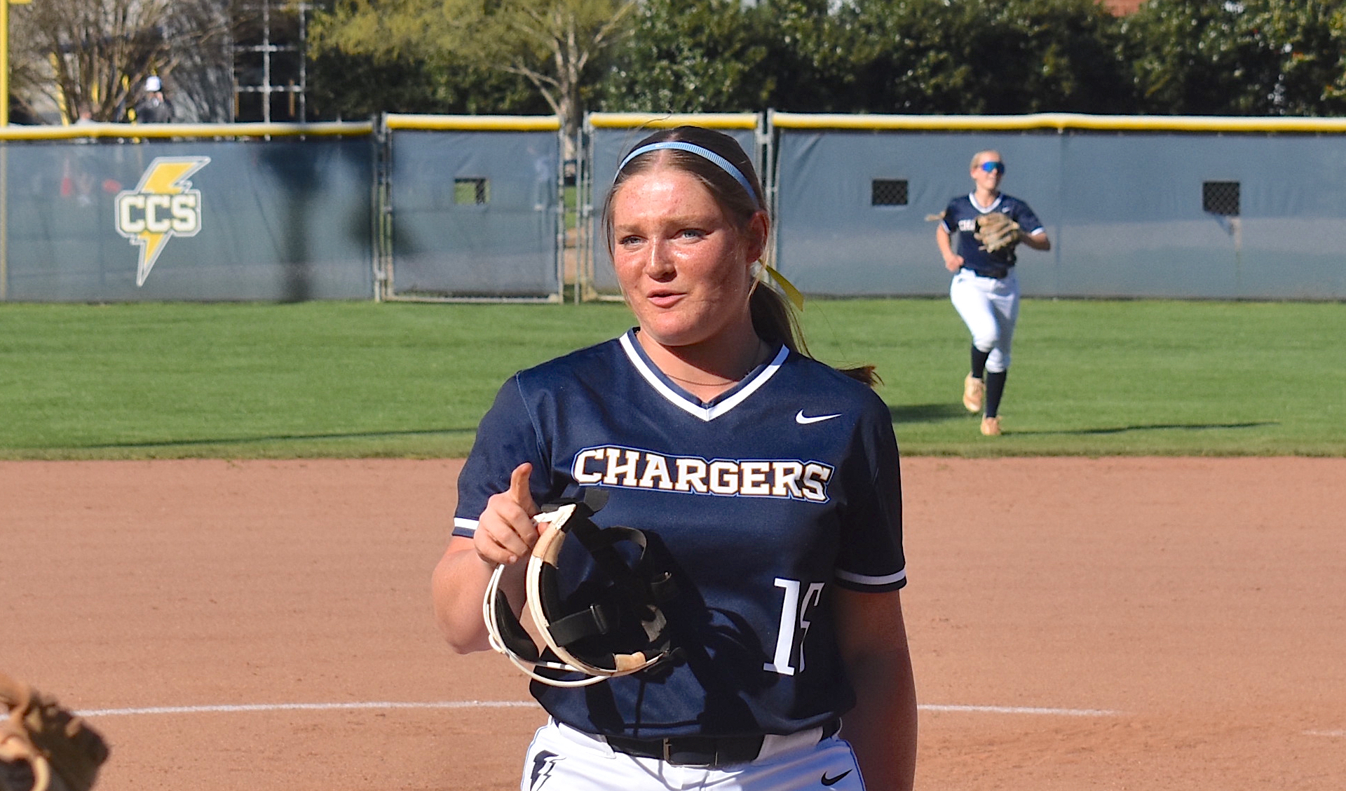 Staff photo by Patrick MacCoon / Chattanooga Christian School's Hannah Smith is a University of Tennessee at Chattanooga softball signee and is a returning key leader for the reigning Division II-AA state champion Lady Chargers.