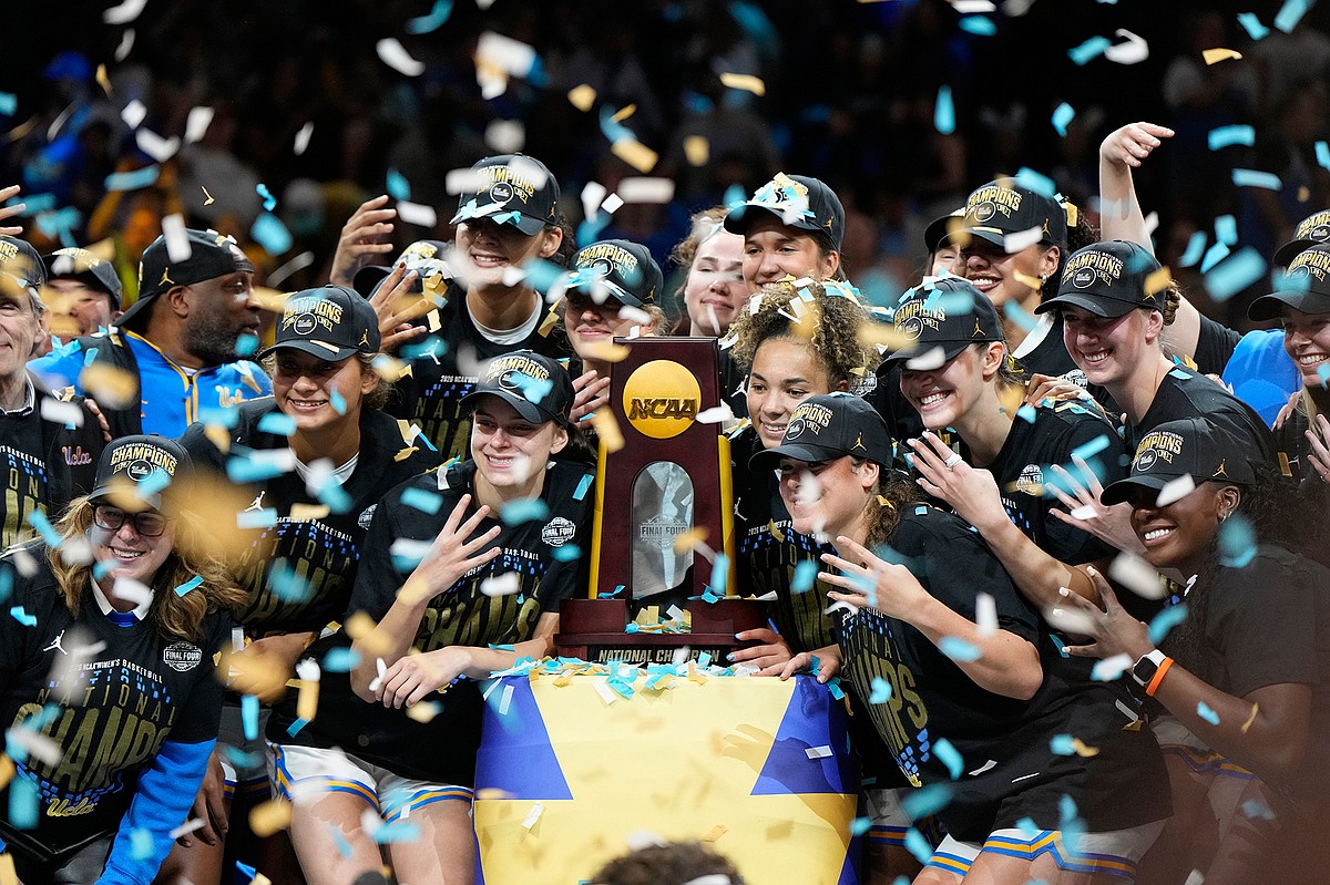 UCLA women storm past South Carolina for their first NCAA championship