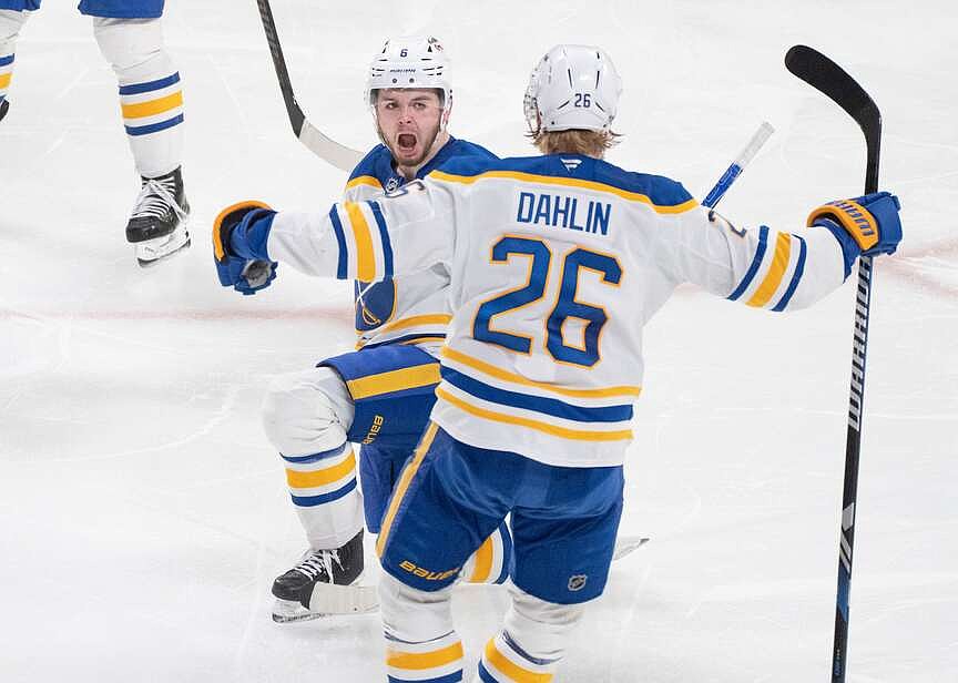 NHL PLAYOFFS | Benson breaks tie on birthday, Sabres beat Canadiens 3-2 in Game 4 to even series