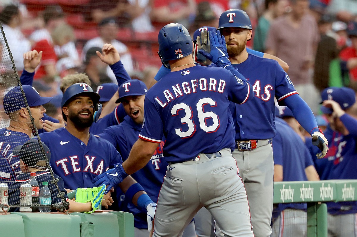 Langford homers on 1st pitch and Rangers beat Red Sox 6-4