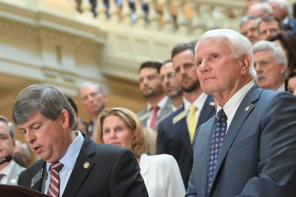 On redistricting , Georgia GOP lawmakers concluded today election risks outweighed future gains