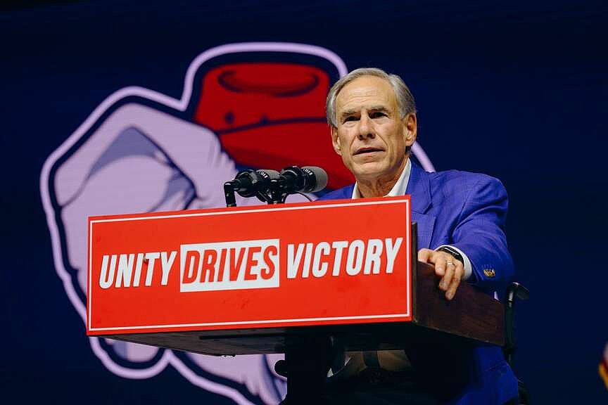 Gov. Greg Abbott called for blocking new data center development in rural parts of the state during a campaign stop in East Texas on Tuesday.