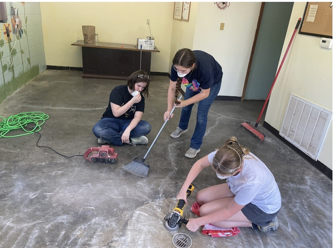Local Girl Scouts finish projects