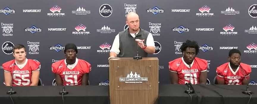 Kirby, Panthers field questions during football media day in LR
