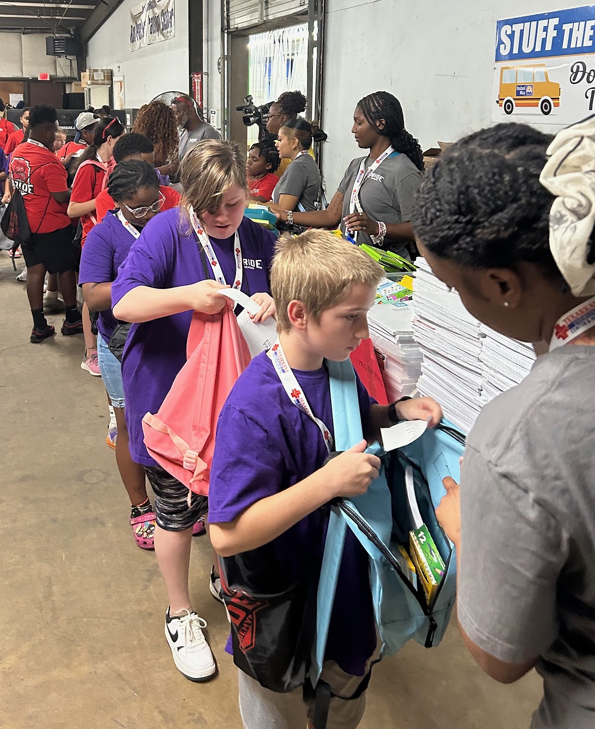 United Way launches Stuff the Bus campaign to support school care closets