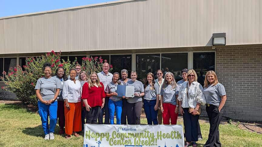 Mayor Parnell Vann declared Aug. 2 through Aug. 8 as National Healthcare Week at Mainline Health.