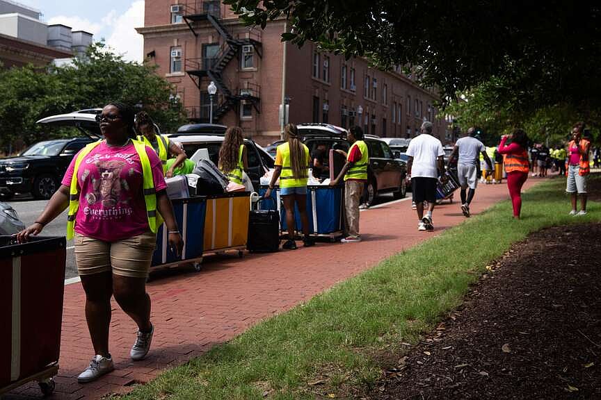 Anxious students who were unenrolled now moving into Howard University dorms