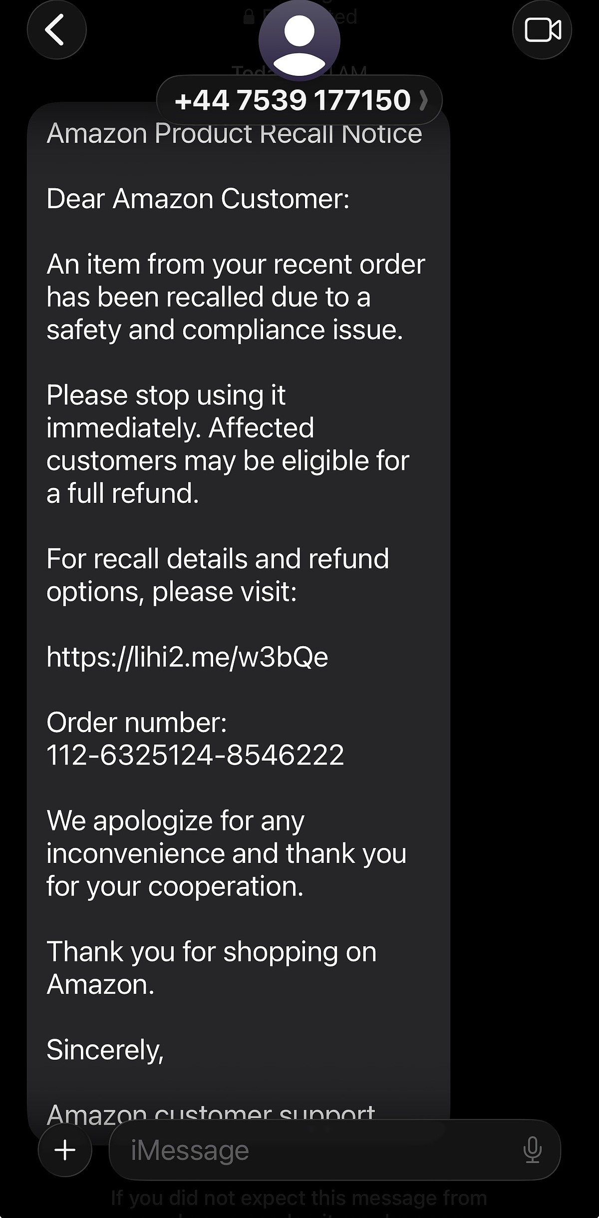 Amazon Recall Scam Texts Target Consumers Nationwide