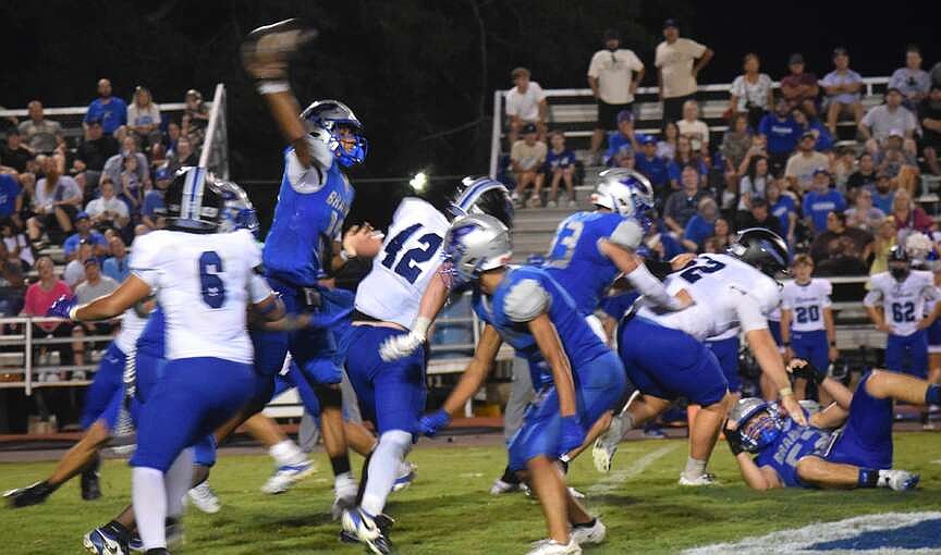 Prep Football: Paul Pewitt rallies to beat Daingerfield in rivalry game