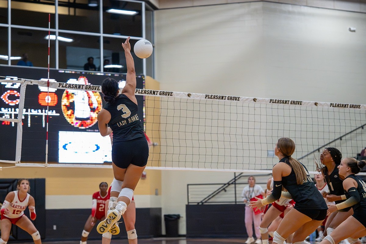 Prep Volleyball: Pleasant Grove volleyball downs Pittsburg in district play