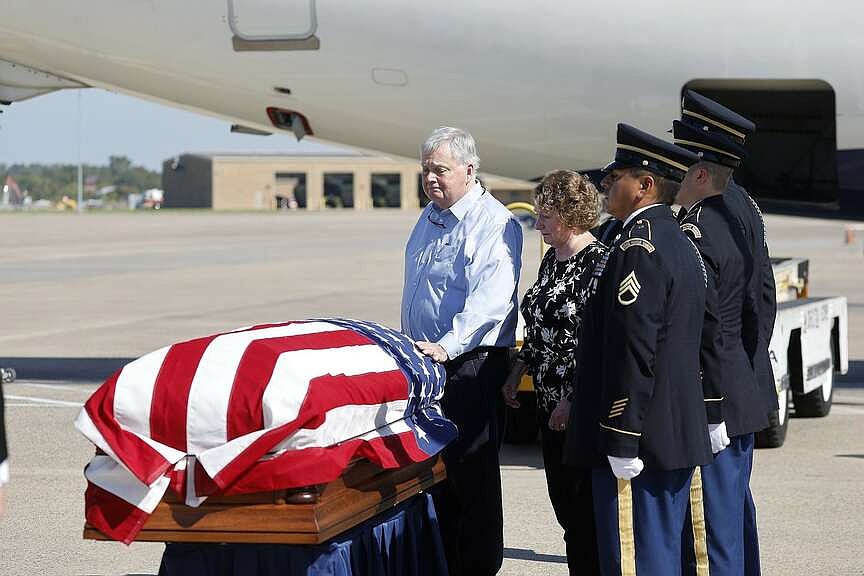 Arkansas will lower flags Oct . 19 to honor World War II soldier whose remains were returned