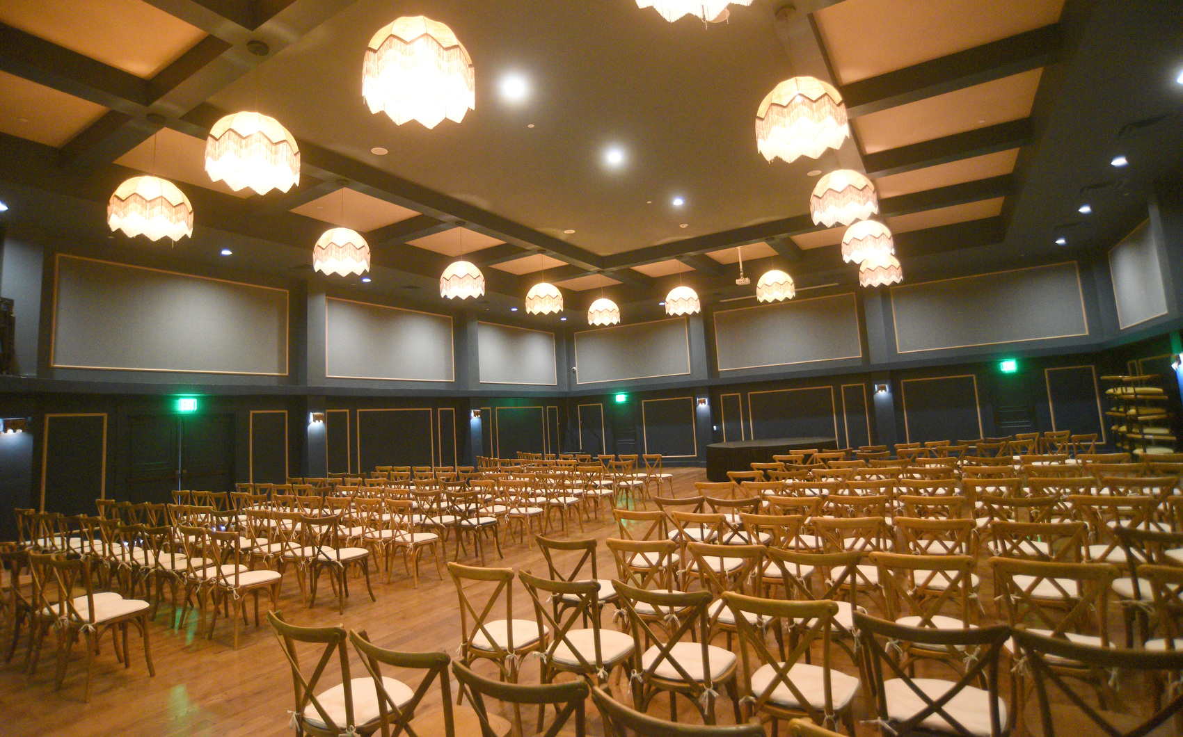 Staff photo by Matt Hamilton / The ballroom is seen at Hotel Chalet on Friday, Oct. 23, 2026.