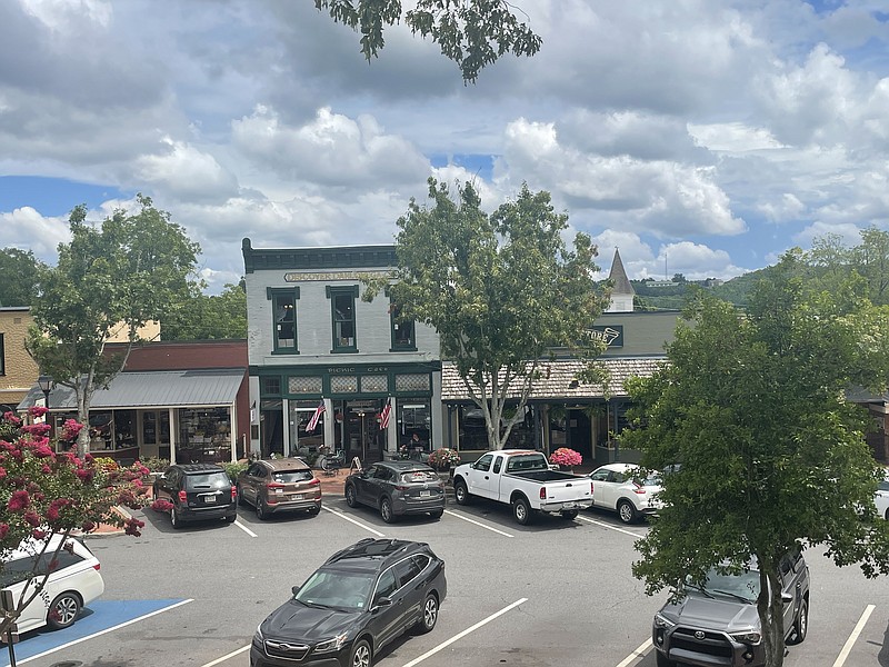 Photo contributed by Anne Braly / Dahlonega’s historic town square is bordered by buildings built during the Georgia town’s gold rush in the early 1800s.