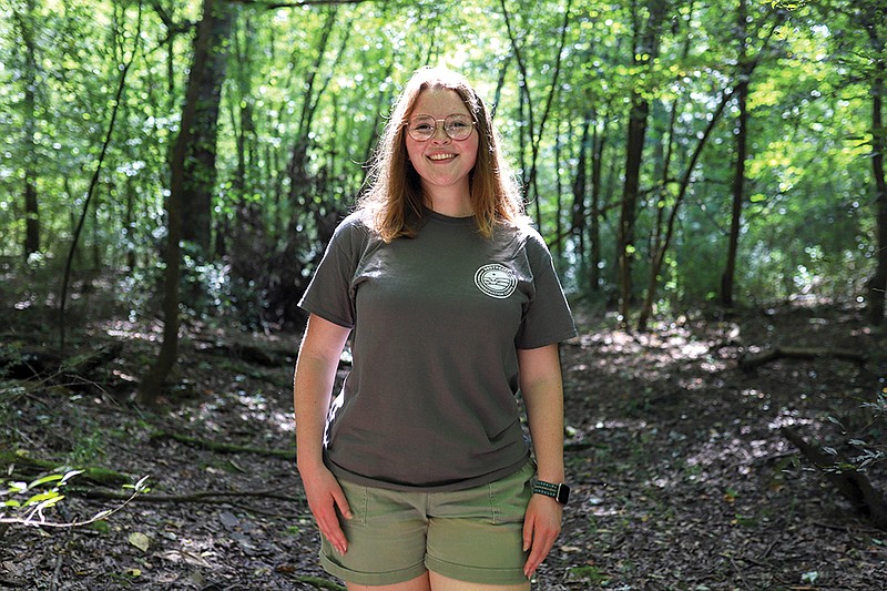 Staff photo by Olivia Ross / Eleanor Lane, who grew up hard of hearing, is helping those like her get into nature.