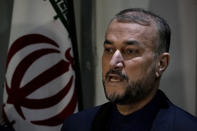 Associated Press File Photo/Bilal Hussein / Officials such Iran's foreign minister, Hossein Amir-Abdollahian, pictured, have said Iran is ready to reach a strong and lasting agreement over its nuclear program with world powers but blamed delays for reaching such a deal on the U.S., claiming it does not have a "realistic vision."
