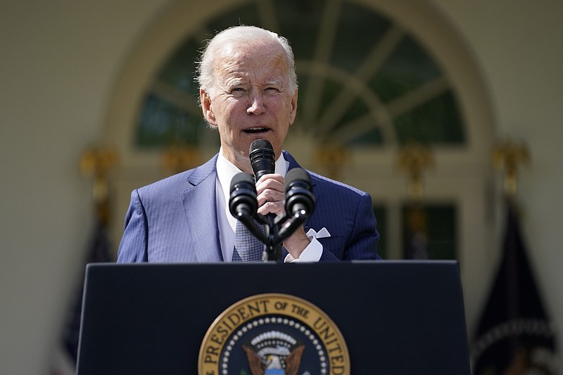 President Joe Biden speaks during an event on health care costs, in the Rose Garden of the White House, Tuesday, Sept. 27, 2022, in Washington. (AP Photo/Evan Vucci)