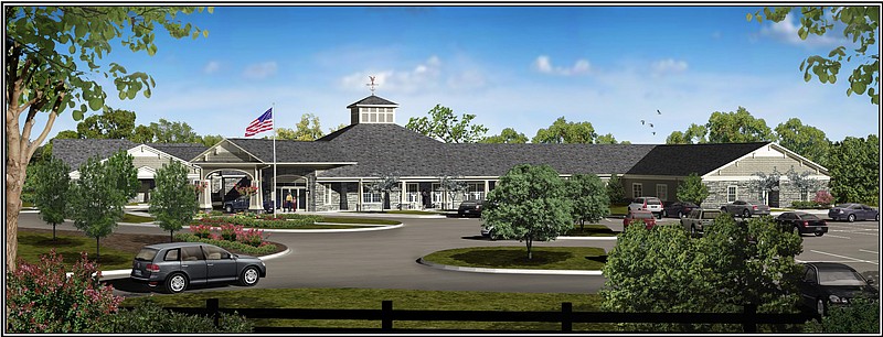 Morning Pointe / This rendering shows the planned Morning Pointe Senior Living center to be built next to Ridgeland High School on Happy Valley Road in Walker County. The $14 million assisted living center will include 82 apartment units.