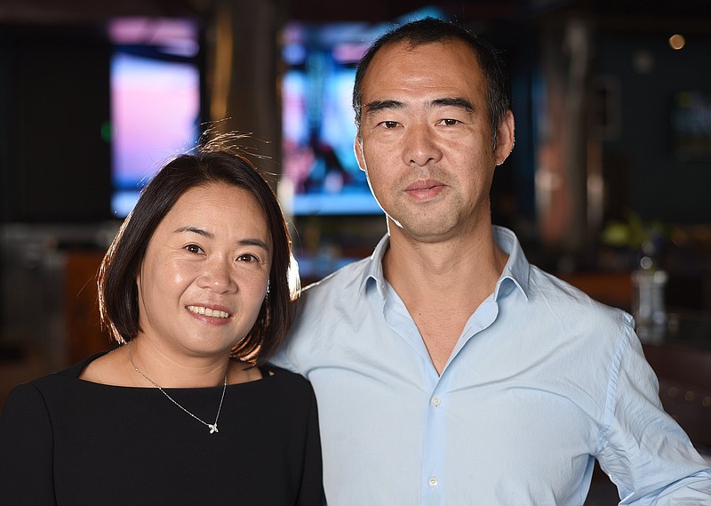 Staff photo by Matt Hamilton / Xiu Feng Lin, left, and Quan Ren Lin at Volcano Korean BBQ on Tuesday, September 27, 2022.