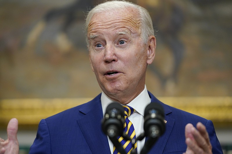 AP File Photo/Evan Vucci / Despite the softball interviews and the "red death speeches," President Joe Biden has seen his poll numbers sliding again.