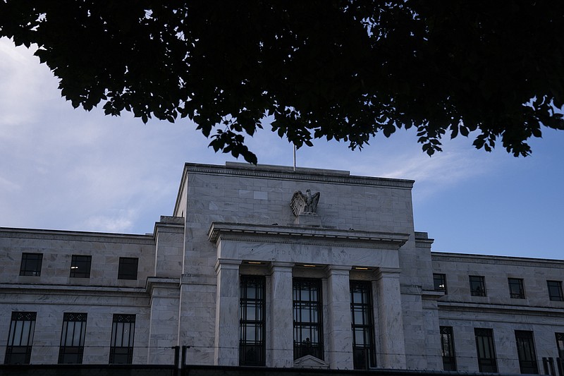Photo by Sarah Silbiger/The New York Times /  The Federal Reserve Building in Washington is shown on Aug. 6, 2022.