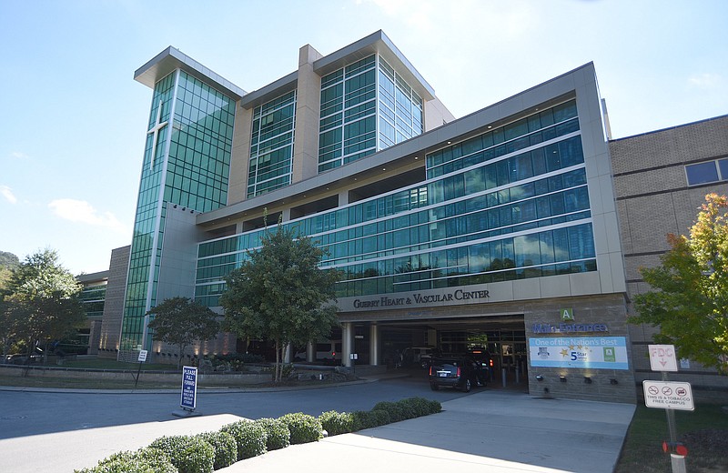 Staff photo by Matt Hamilton / The Guerry Heart and Vascular Center at CHI Memorial Hospital on Tuesday, Oct. 4, 2022.