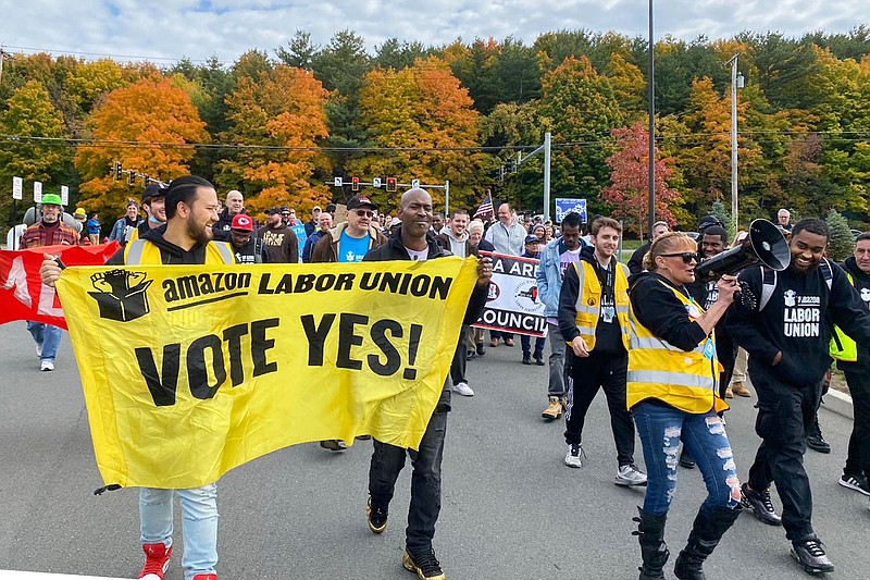 Amazon workers reject union bid in upstate New York Chattanooga Times