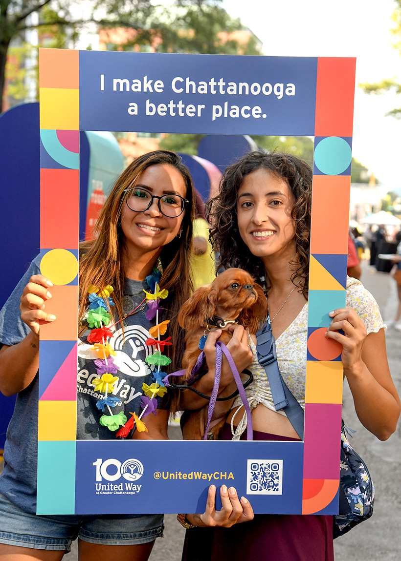 Photo by Mark Gilliland / Francheska Cermeno, “Sunny” and Brenda Hoyle
