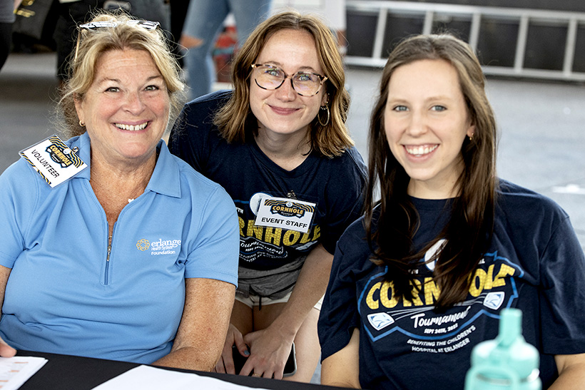 Photo by Michael Hampton / Jan Cooper, Katelyn Clark and Gwen Kennedy