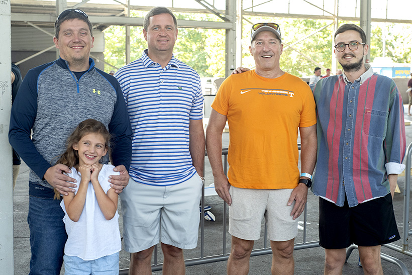 Photo by Michael Hampton / Daniel and Ansley Grasham, Kenny Hickman, Tim Webb and Jacob Ellison