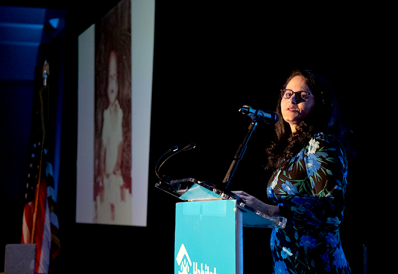 Photo by Mark Gilliland / This year's keynote speaker was Dr. Cindy Chestaro.