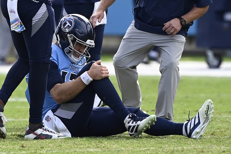 Titans coach: Tannehill's injured ankle 'good' day after win