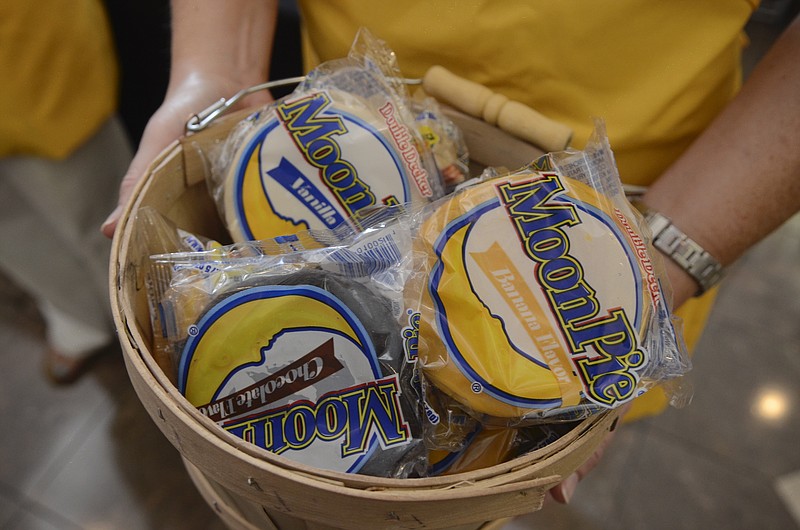 Staff file photo / Pro tip: When shopping for groceries, buy Chattanooga-made MoonPies as an affordable alternative to cookies.