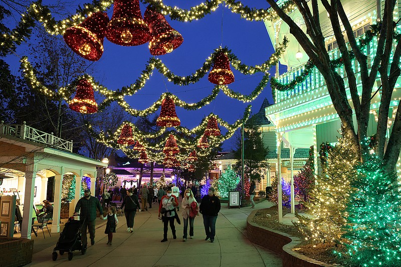 Dollywood’s Smoky Mountain Christmas, as seen on Dec. 17, 2021, starts its 2022 season on Saturday. / Contributed Photo by Curtis Hilbun/Dollywood